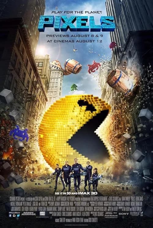 Pixels film posteri